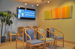 Jacklyn Kurth Orthodontics waiting room for surgical orthodontics